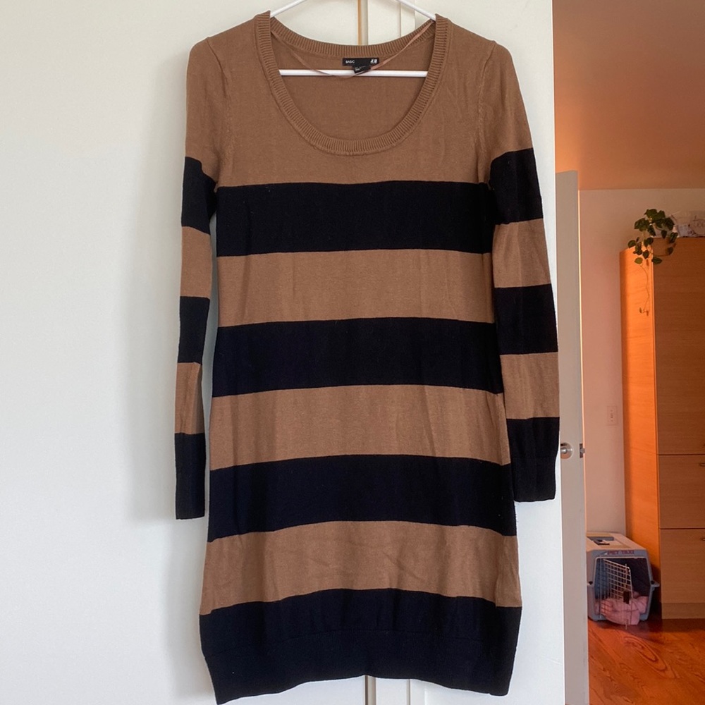 H&M Striped Sweater Dress